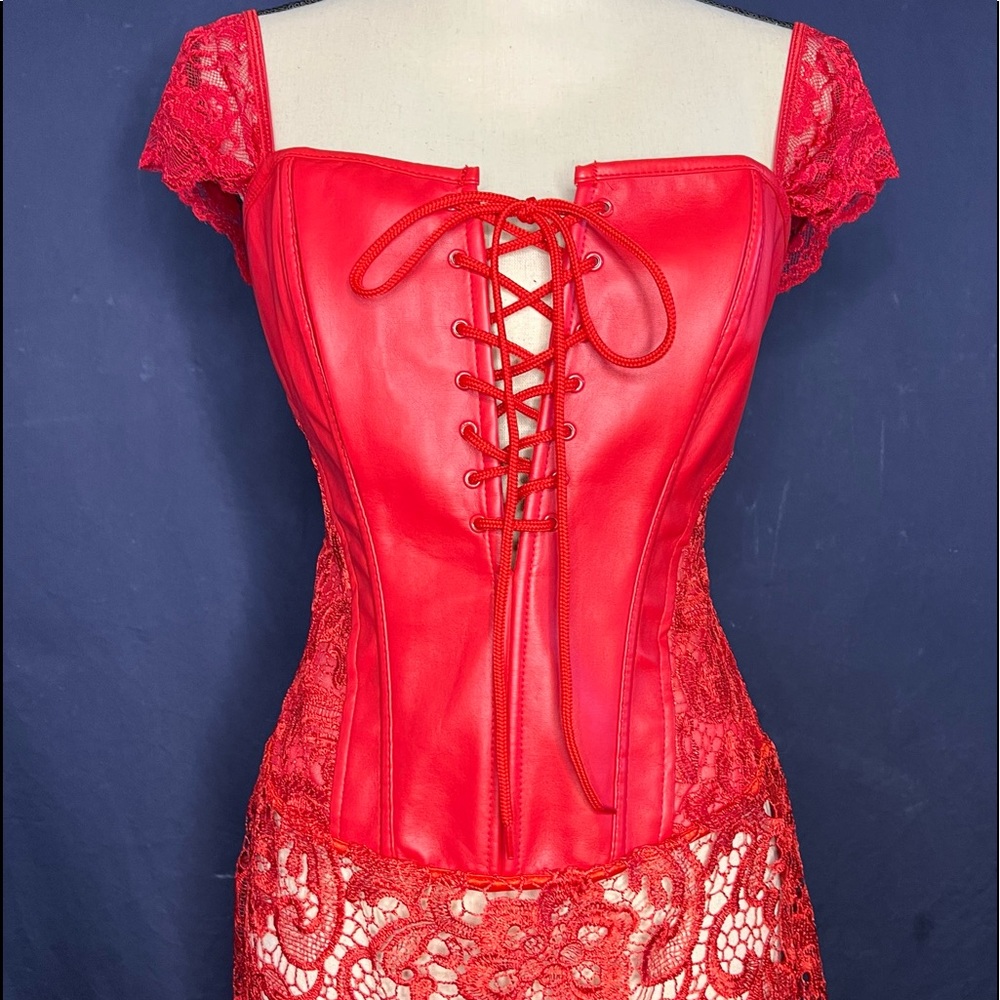 Hot Red Corset